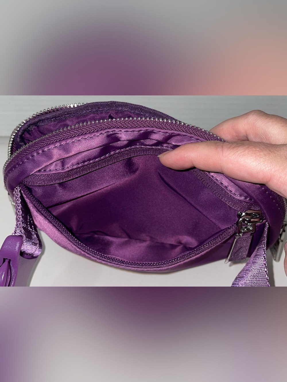 Glamaholic Purple Nylon Fanny Pack - Picture 14 of 16